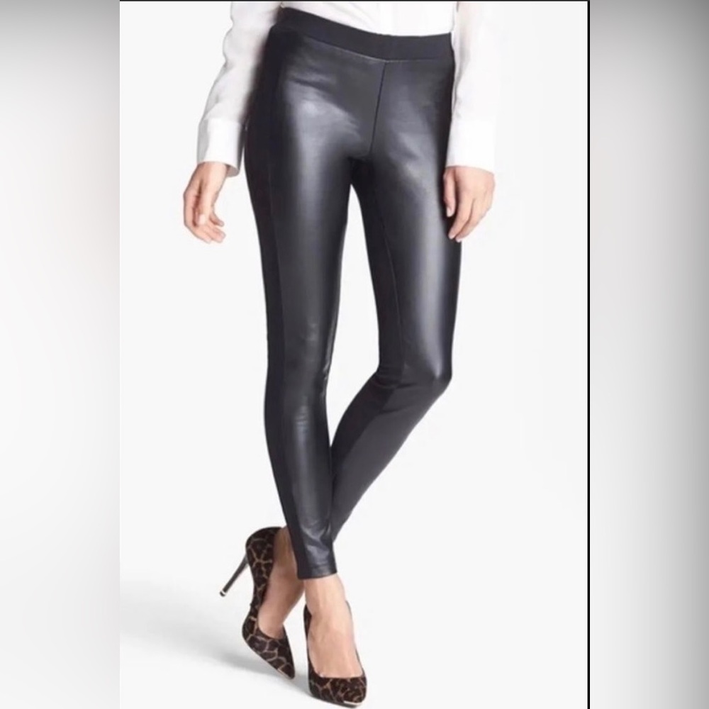 Faux leather leggings